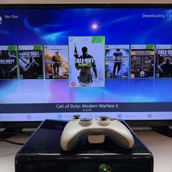 Xbox 360 Slim RGH With Games