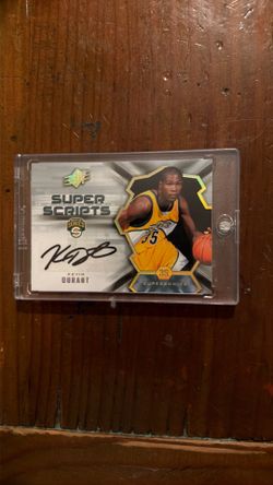 🔥 GRAIL ALERT 🔥 Kevin Durant Rookie Auto SPx Super Scripts #SS-KD (Sonics Rookie Year)