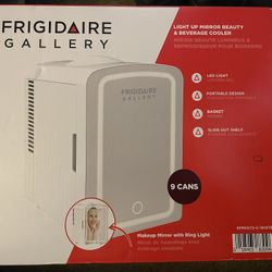 Light Up Mirror, Beauty And Beverage Cooler