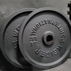 44lbs Olympic Weights 