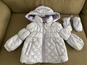 Toddler girl size 18 months light purple winter jacket