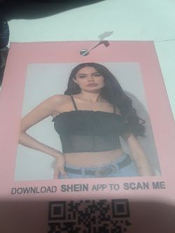 Shein Black Sheer Halter Top (small) $10.00 cash only