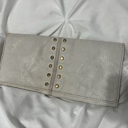 Michael Kors Cream Clutch 