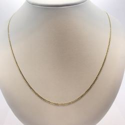 10k Gold Chain Cuban Solid New 
