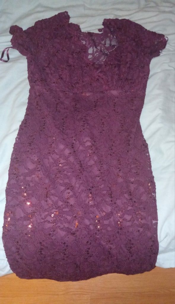 Purple Lace Dress 