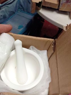 Porcelain Mortar & Pestle 3.3 inch
