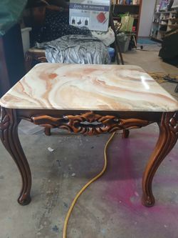 Marble Top Table