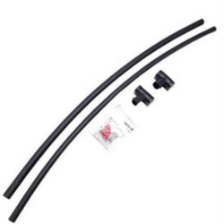 new Other -Prettyhome Curved Shower Curtain Rod For 60" Tub, Matte Black- (READ)