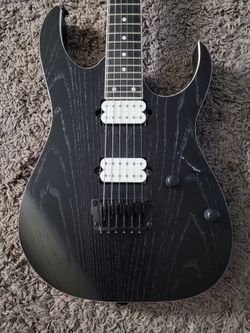 Ibanez  RGR652 PRESTIGE WEATHERED BLACK-MADE IN JAPAN