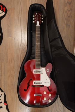 1963 Harmony H54 Rocket Red Sunburst