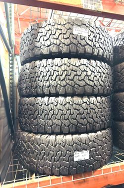 ✅ 4 Matching Used Tires LT275/70R18 BF GOODRICH K02 BAJA CHAMPION T/A 275/70R18 ALL TERRAIN OFF-ROAD 275 70 18