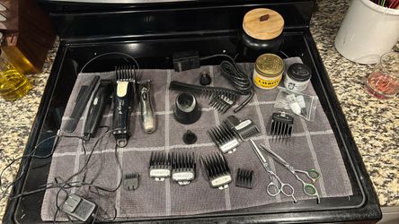 Whole barber set