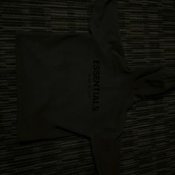 Black Essentials Hoodie (small) 