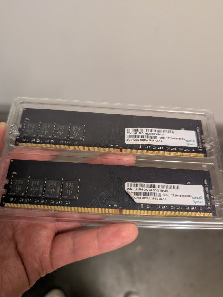 RAM DDR4 16GB (8×2) 2666 CL19