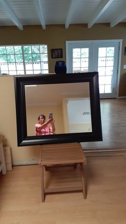 Framed mirror