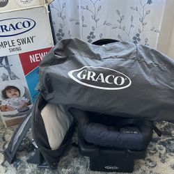 Like New Graco Simple Sway Swing & Infant Car SEAT