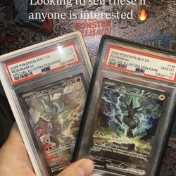 PSA 10 Zekrom Ex PSA 9 Reshiram Ex