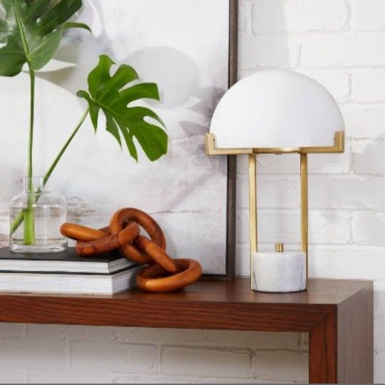 Milk Glass Dome Task Table Lamp from Threshold™ designed with Studio McGee