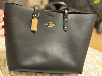 Black Coach Tote Bag- Excellent condition
