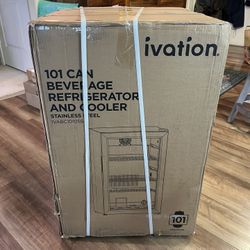 Ivation 101 Can Beverage Refrigerator And Cooler BRAND NEW