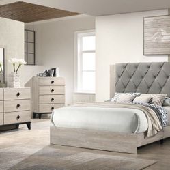 QUEEN SIZE BED FRAME ONLY WITH 1 NIGHTSTAND PICK UP TODAY