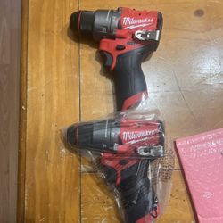 New M12 Milwaukee 1/2 Hammer Drills (TOOL ONLY)