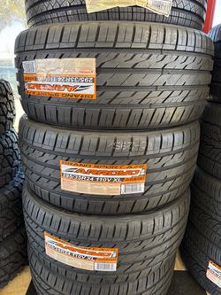 ✅📲295/35/24 vendo set de llantas nuevas Arroyo
