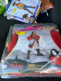 Brand new Halloween Mulan costume size M kid