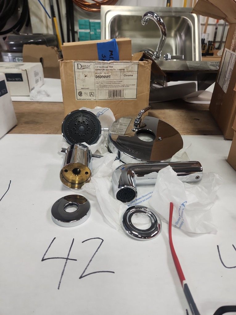 Tub And Shower Trim Kit Crome D500058t