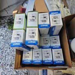 180 Pcs Leviton Decora 3 Gang Wallplates White 80411-W 