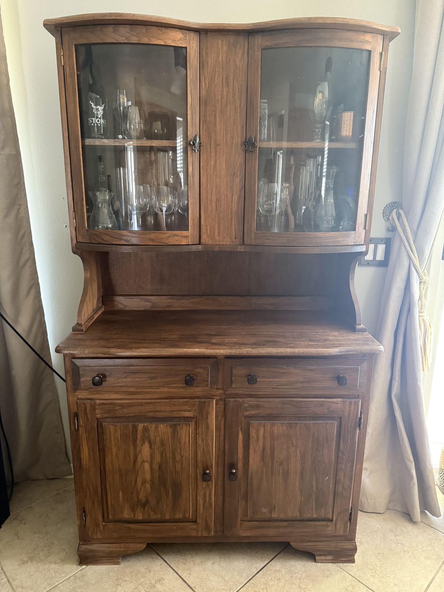 Oak Hutch