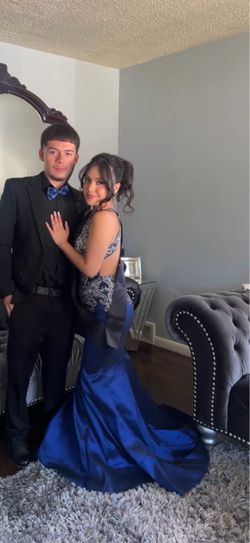 BLUE PROM DRESS