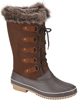 Womens snow boots never used inside box