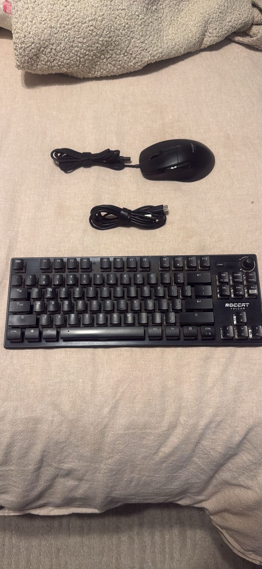 Roccat Tkl Keyboard And Roccat Kone Mouse