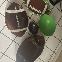 Football Snack Bowls