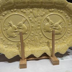 Vintage Bordallo Pinheiro Rabbit Platter