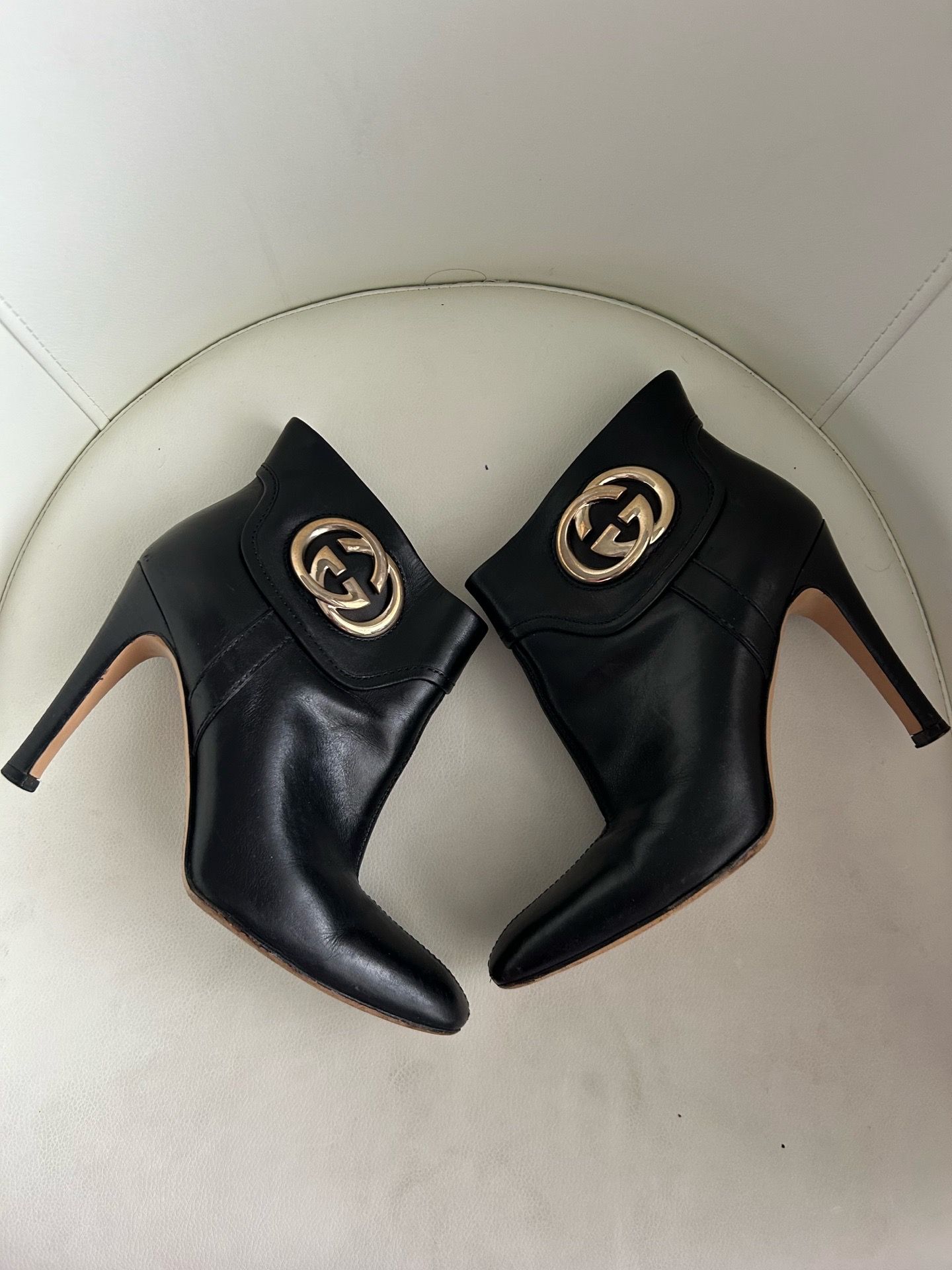 Black Gucci boots