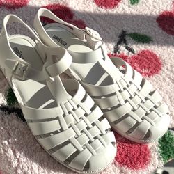 Melissa Jelly Sandals, Creamy white, W11