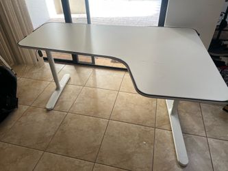 Desk with led rope lights