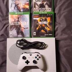 Xbox One S 500GB Console Bundle - With Games - Clean, Tested