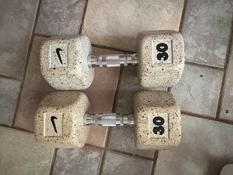 Nike Grind 30lb Dumbells