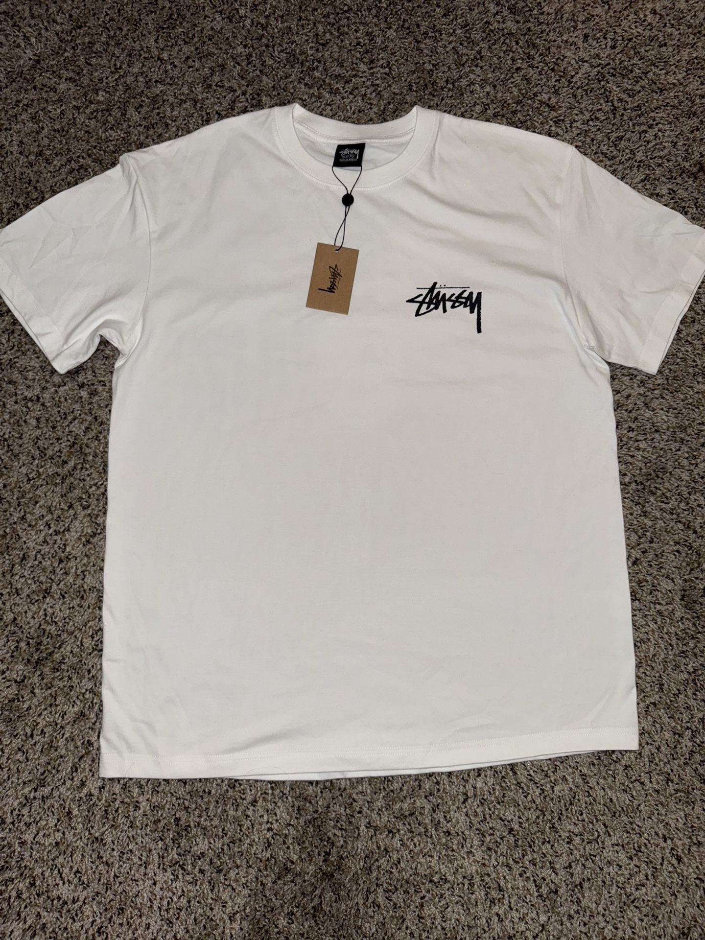 Bape x Stussy Shirt White XL