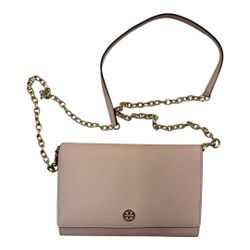 Tory Burch Robinson Leather Chain Wallet