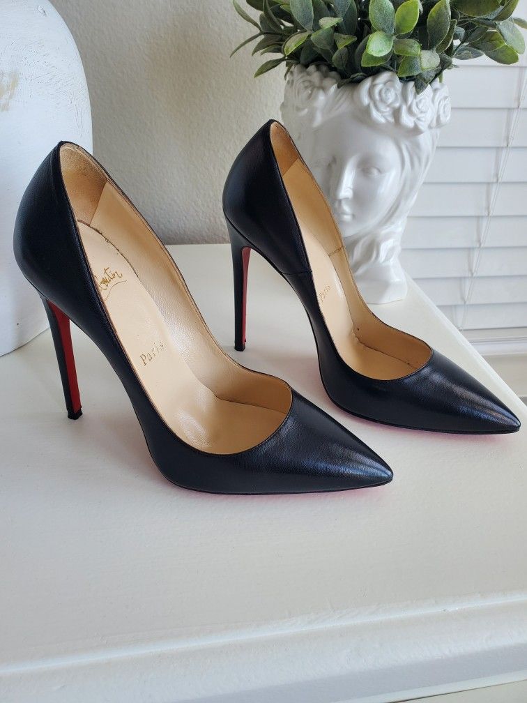 AUTHENTIC Black So KATE 120 louboutin Heels