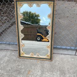 Vintage Framed Mirror 