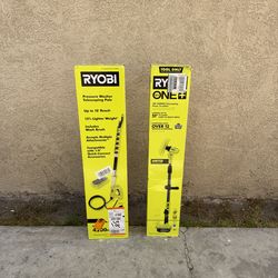 NEW RYOBI 18 ft. Extension Pole with Brush for Pressure Washer **FIRM PRICE**
