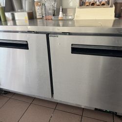 2 Door Restaurant Refrigerator . $300