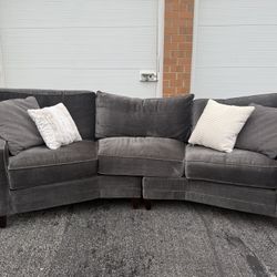 Dark Gray Walter-E-Smith Sectional Sofa! ***Free Curbside Delivery***