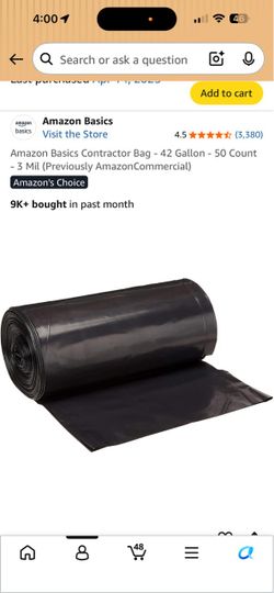 2 New Rolls Contractor Bags—BRAND NEW! $20