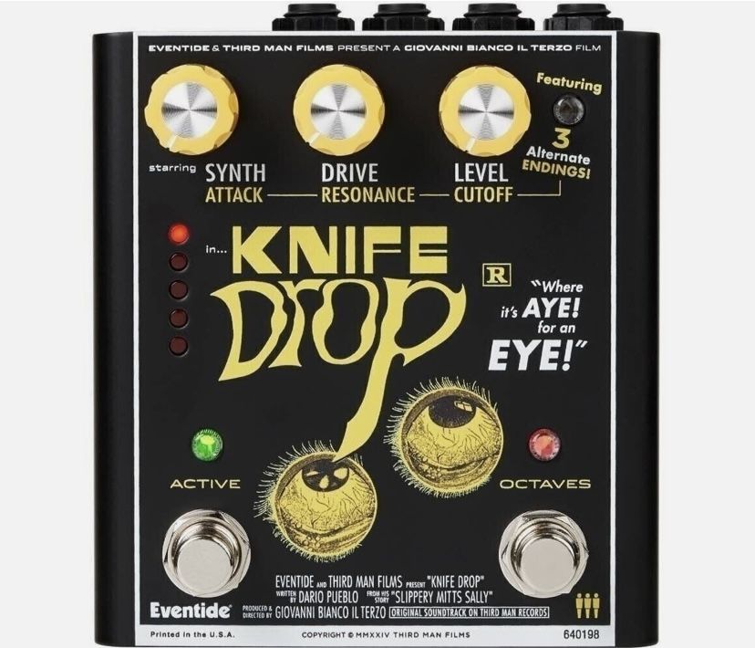 Knife Drop Guitar Pedal